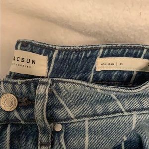 PacSun Pants - Striped mom jeans PacSun Pants - Striped mom jeans